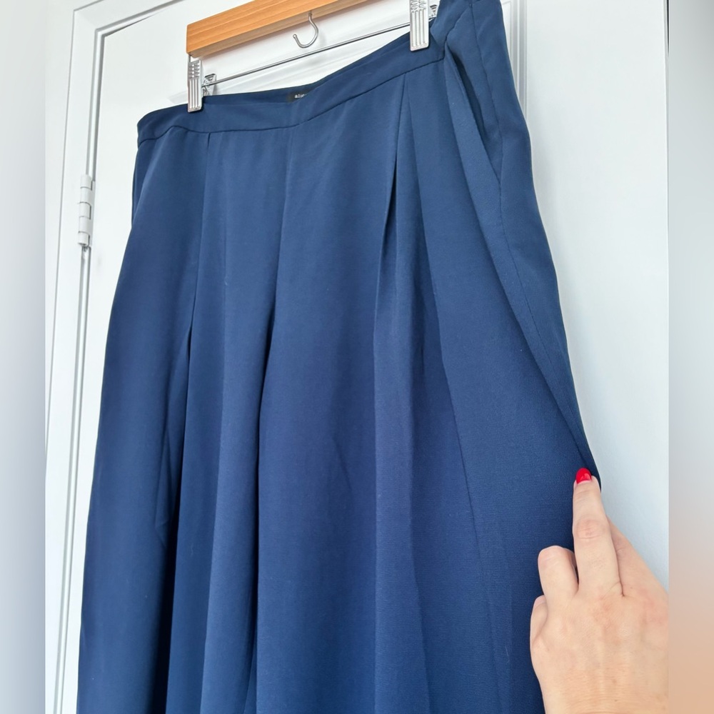 ALICE HOPE Navy Wide Leg Capri Pant US12 - Picture 5 of 8
